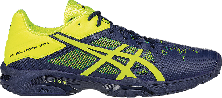 ASICS Gel-Solution Speed 3 Indigo Blue / Safety Yellow