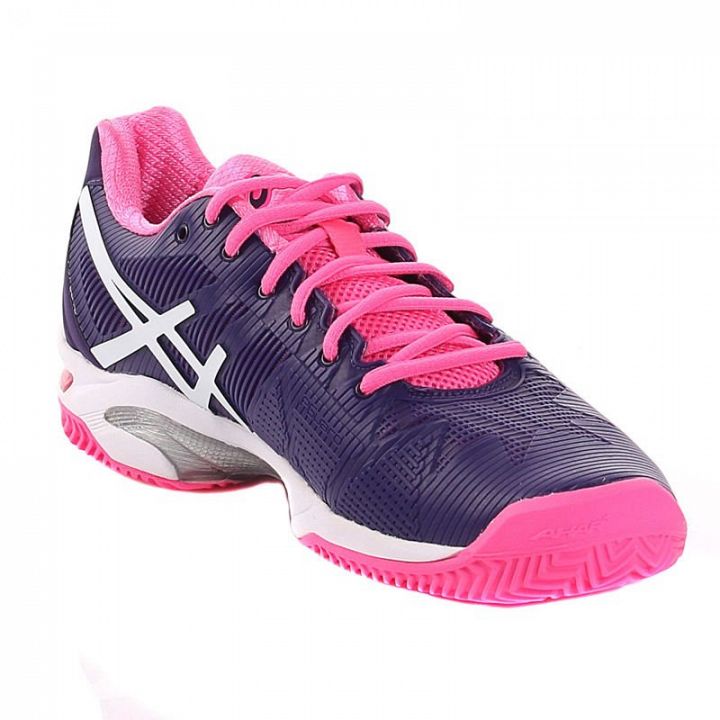 ASICS Gel-Solution Speed 3 Clay Parachute Purple / White / Hot Pink