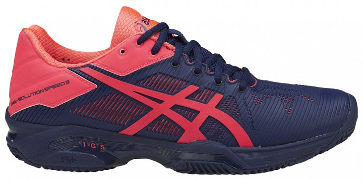 ASICS Gel-Solution Speed 3 Clay Indigo Blue / Diva Pink