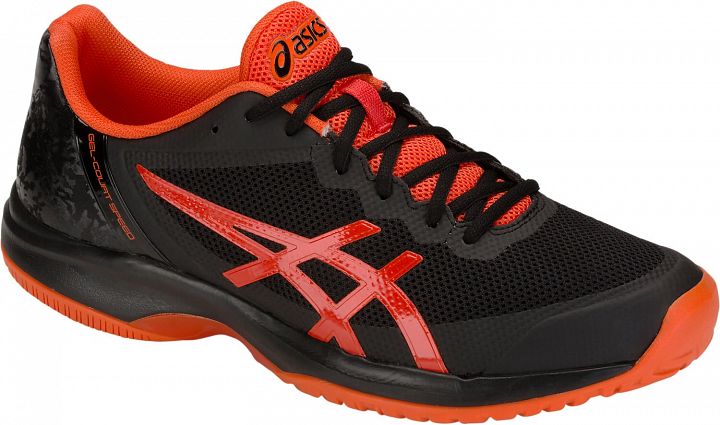 ASICS Gel-Court Speed Black / Cherry Tomato