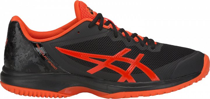 ASICS Gel-Court Speed CLAY Black / Cherry Tomato