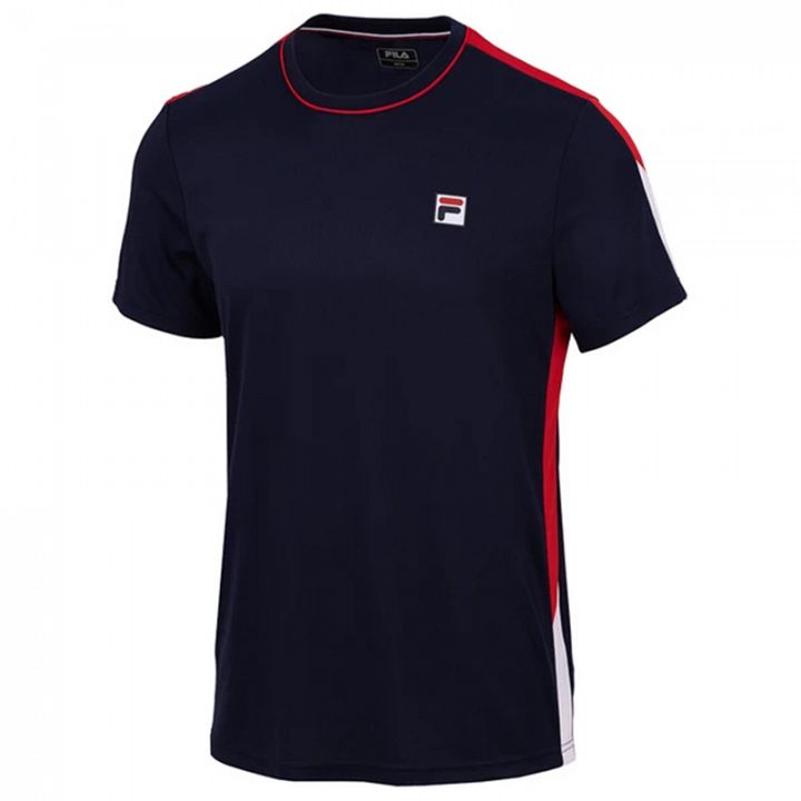 FILA T-Shirt Gabriel Navy / Fila Red