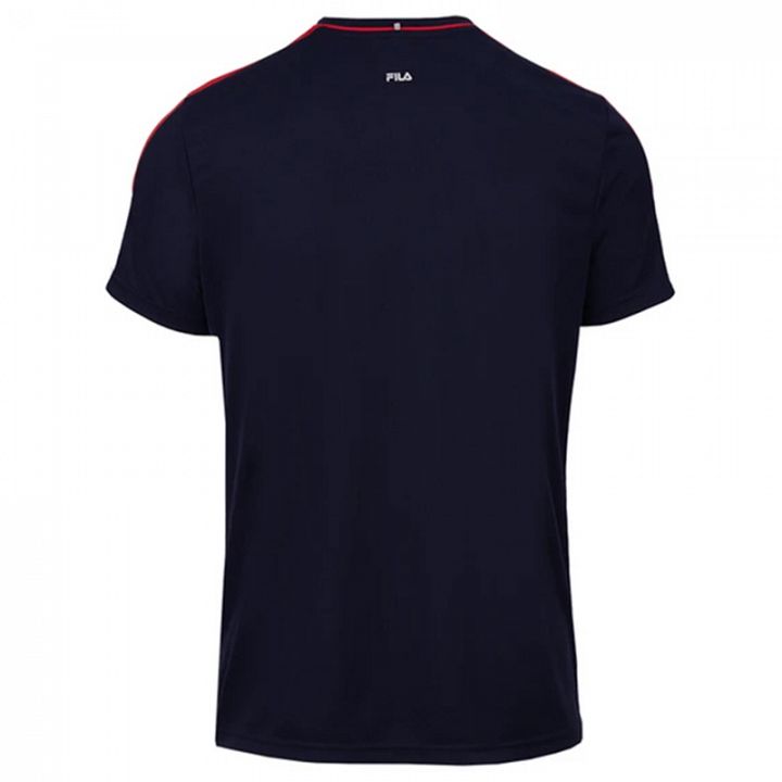 FILA T-Shirt Gabriel Navy / Fila Red
