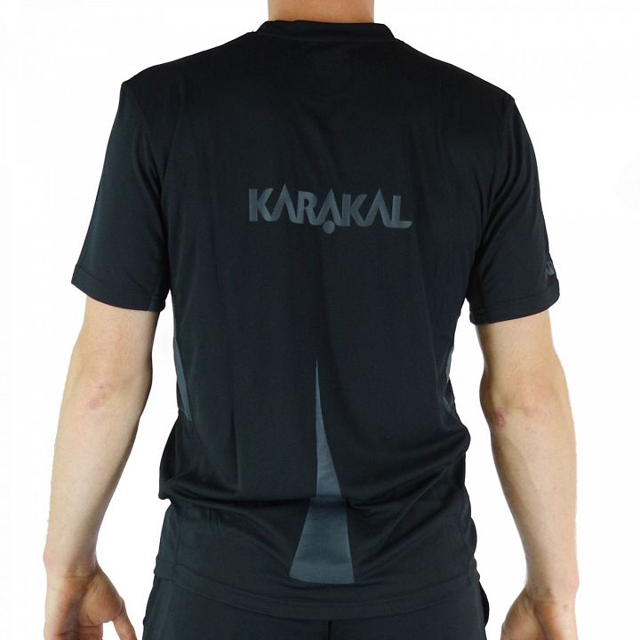 Karakal Pro Tour Tee Black / Graphite