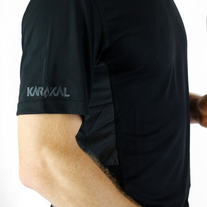 Karakal Pro Tour Tee Black / Graphite