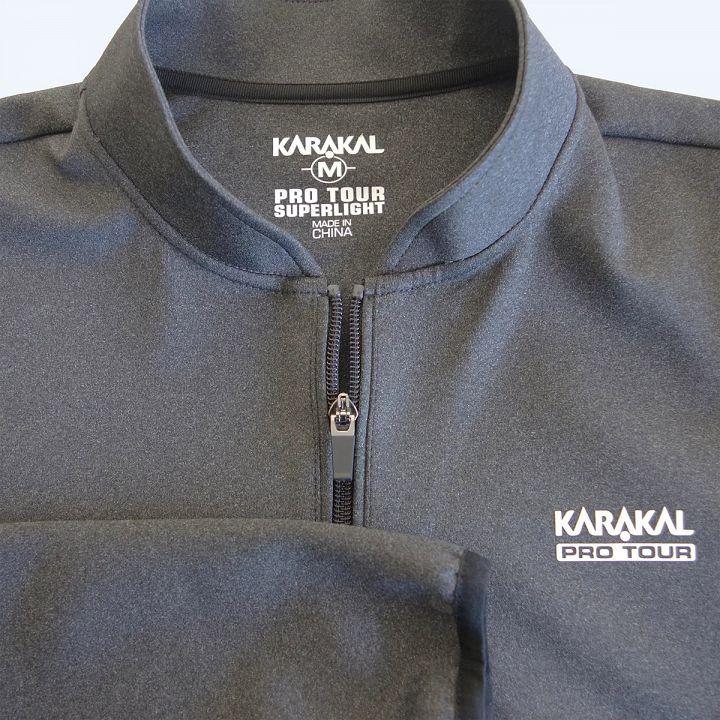 Karakal Pro Tour Jacket Charcoal Grey