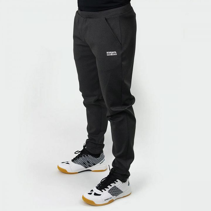 Karakal Pro Tour Track Pants Charcoal Grey