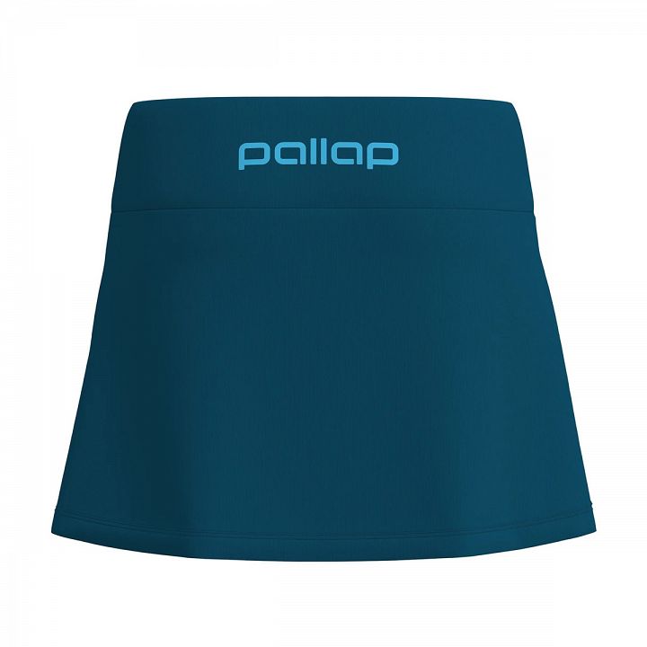 Pallap Women's Skort Petrol Blue / Cyan Blue
