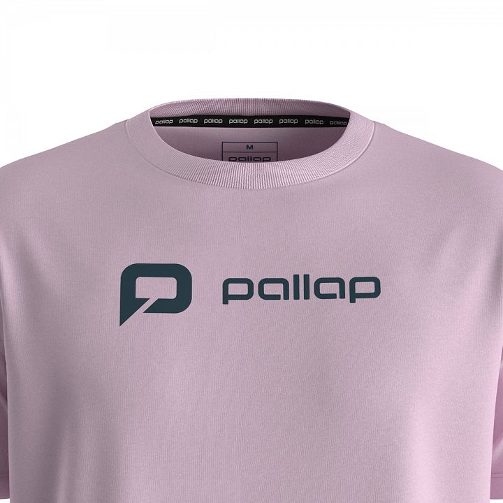 Pallap Men's T-Shirt Clear Pink / Carbonium