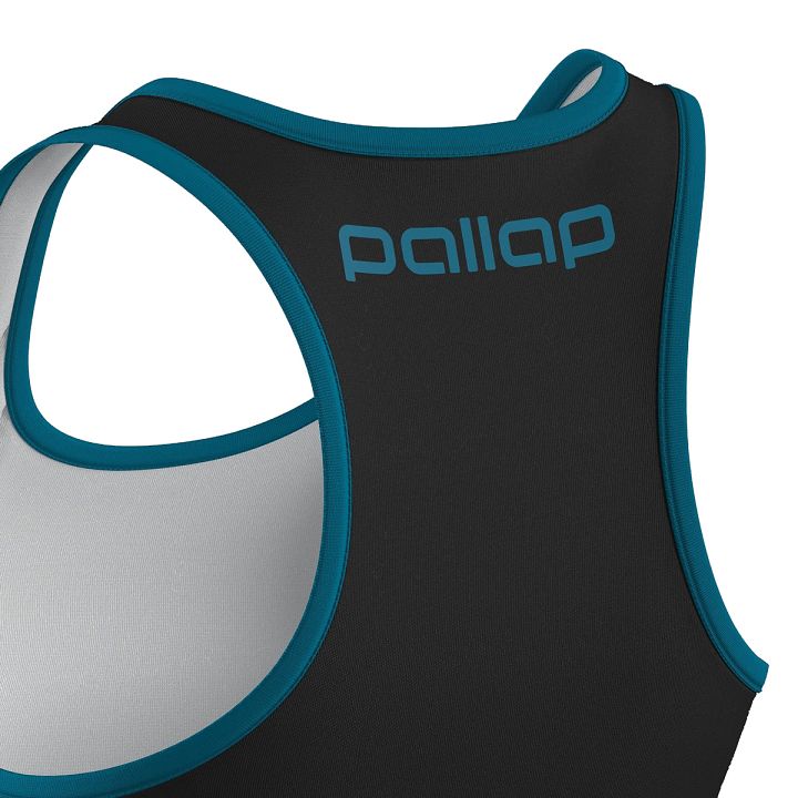 Pallap Women's Competition Top V2 Black / Blue Green