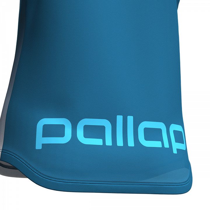 Pallap Technical Women's V-Neck T-Shirt Petrol Blue / Cyan Blue