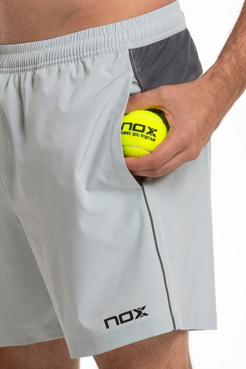 NOX Pro Shorts Light Grey