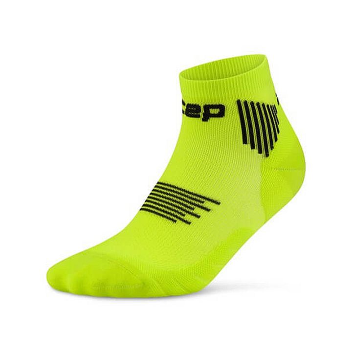 CEP Core Run Low Cut Socks 5.0 Lime / Black