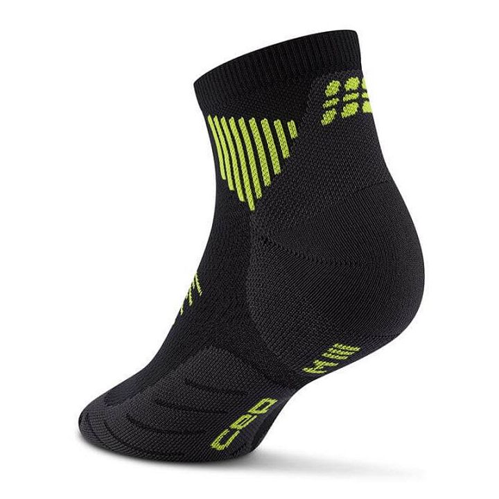 CEP Core Run Low Cut Socks 5.0 Black / Lime