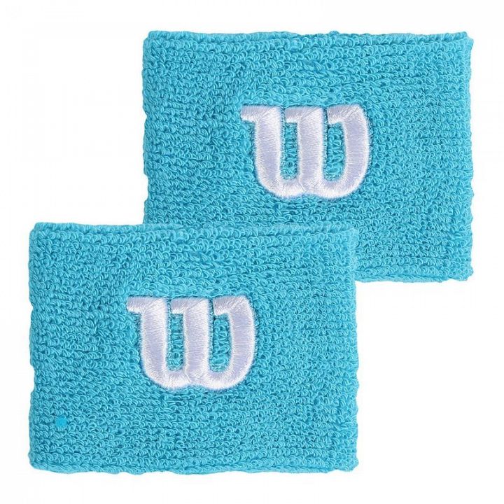 Wilson Wide Wristband Scuba Blue