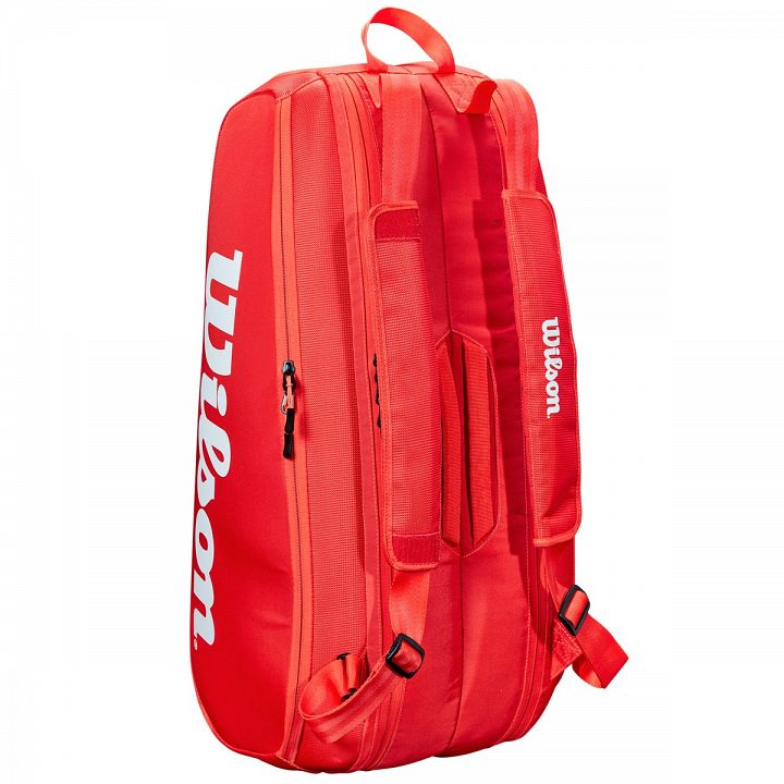 Wilson Super Tour Racketbag 6R Red