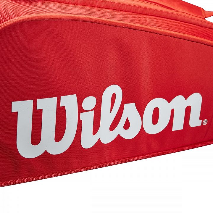 Wilson Super Tour Racketbag 6R Red