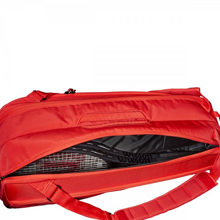 Wilson Super Tour Racketbag 6R Red
