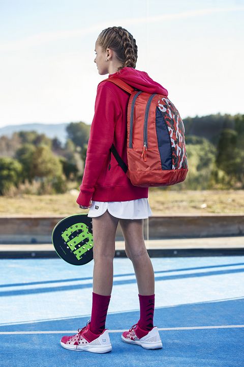 Wilson Junior Backpack Red / Grey / Black