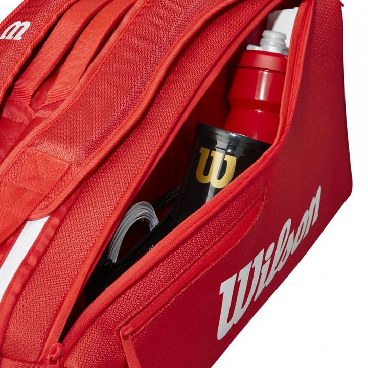 Wilson Super Tour Racketbag 6R Red