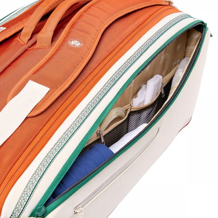 Wilson Roland Garros 2026 Super Tour Thermobag 9R Cream