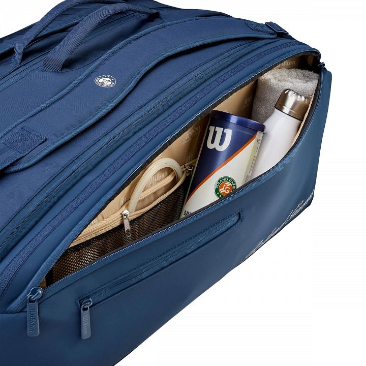 Wilson Roland Garros 2026 Session de Soirée Thermobag 15R Navy