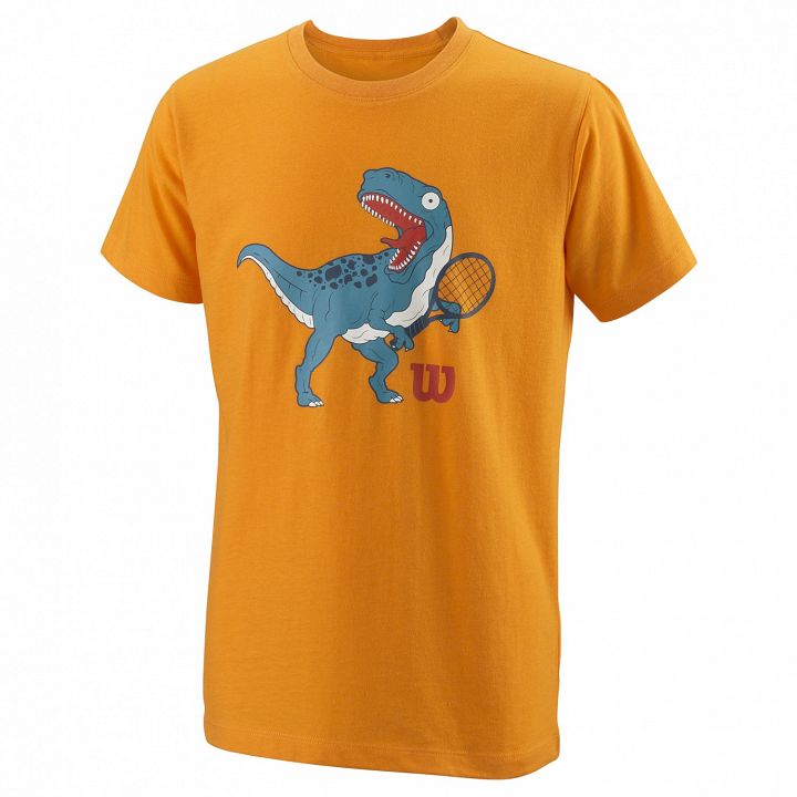 Wilson Boy's T-Rex Tech Tee Koi Orange