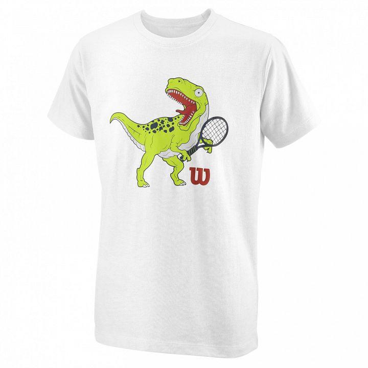 Wilson Boy's T-Rex Tech Tee White