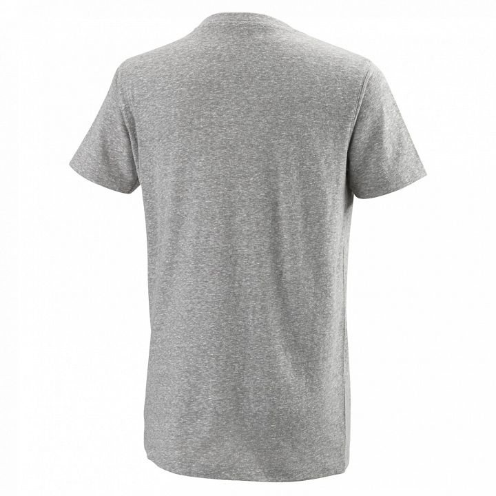 Wilson Boy's Grid Tech Tee Heather Grey