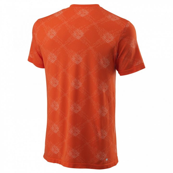 Wilson Power Seamless Henley III Fiesta / White