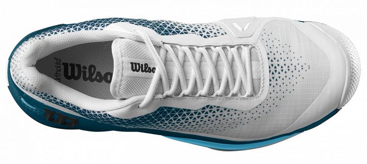 Wilson Rush Pro 4.0 Clay White / Blue Coral / Blue Atoll