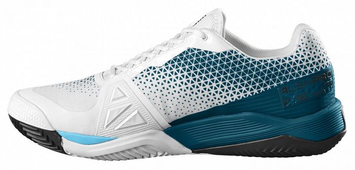 Wilson Rush Pro 4.0 Clay White / Blue Coral / Blue Atoll
