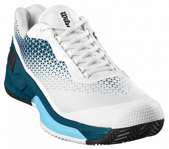Wilson Rush Pro 4.0 Clay White / Blue Coral / Blue Atoll