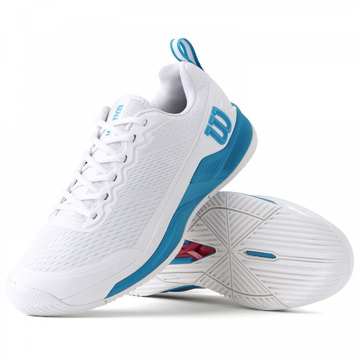 Wilson Rush Pro 4.5 OZ White / Atomic Blue