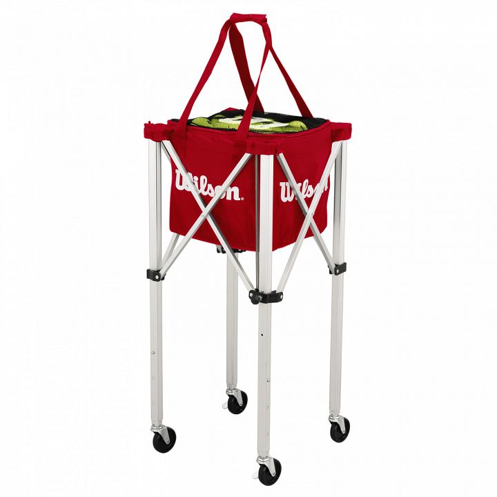 Wilson Teaching Cart & Bag 150 Red - Kosz na piłki