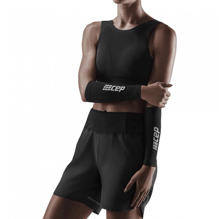 CEP Forearm Compression Sleeves Black / Grey - opaski na przedramię